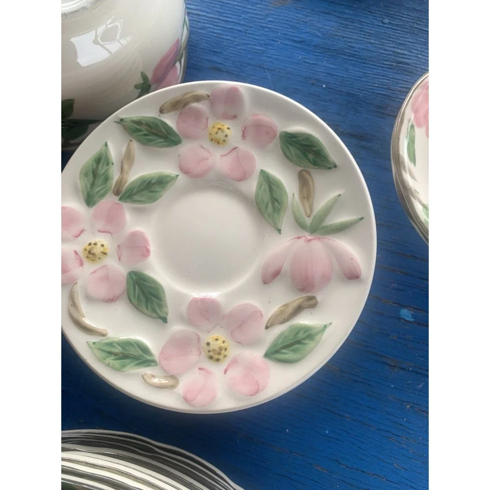 6oth Anniversary Desert Rose Saucer